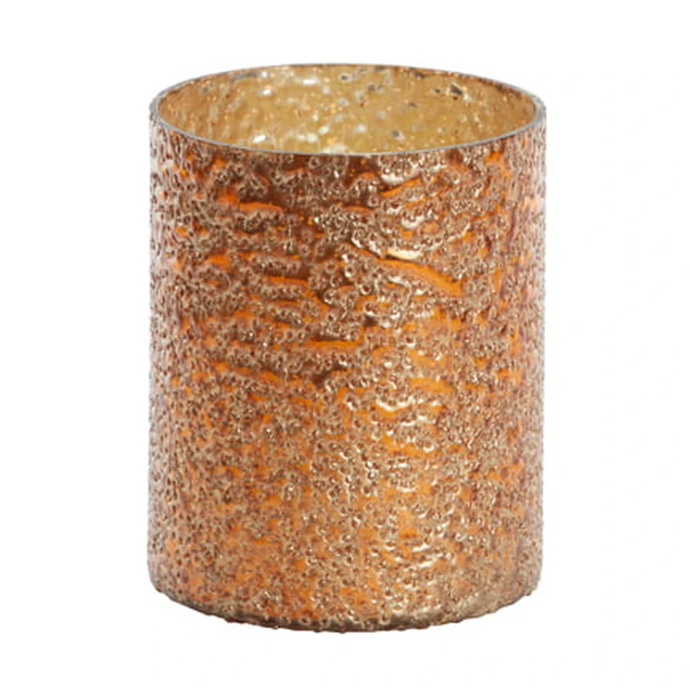 Theelichthouder Gold Orange DIROLA