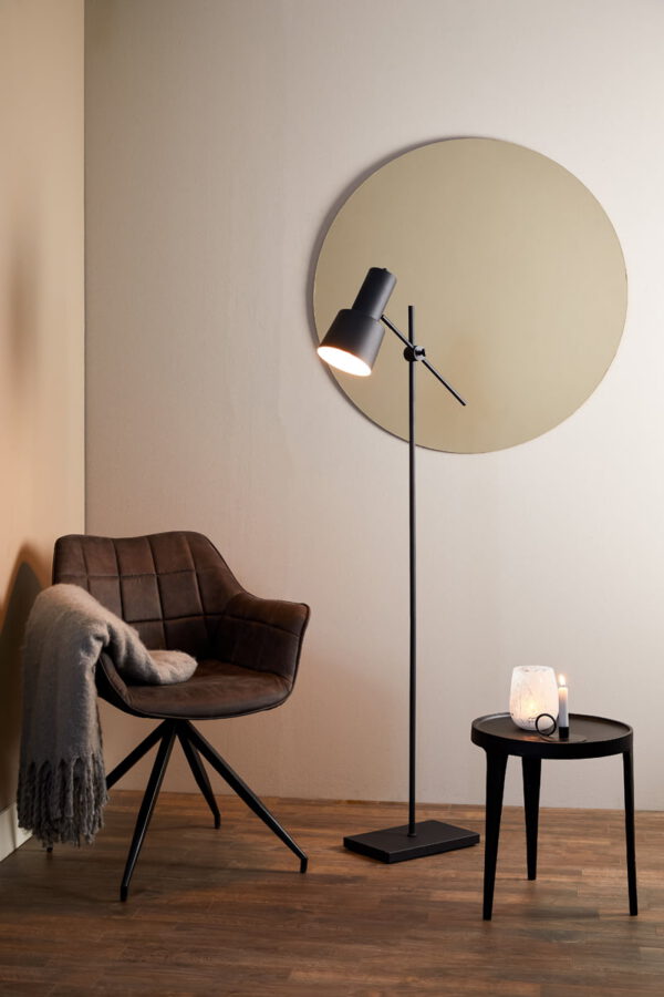 Vloerlamp PRESTON zwart