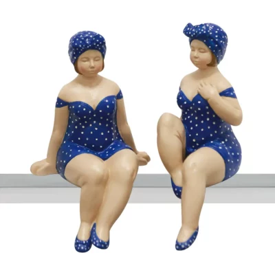 beeldjes duo madammen badpak